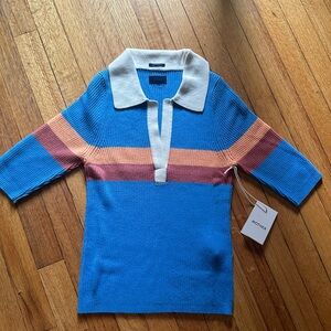 MOTHER Mid-sleeve Sweater Top